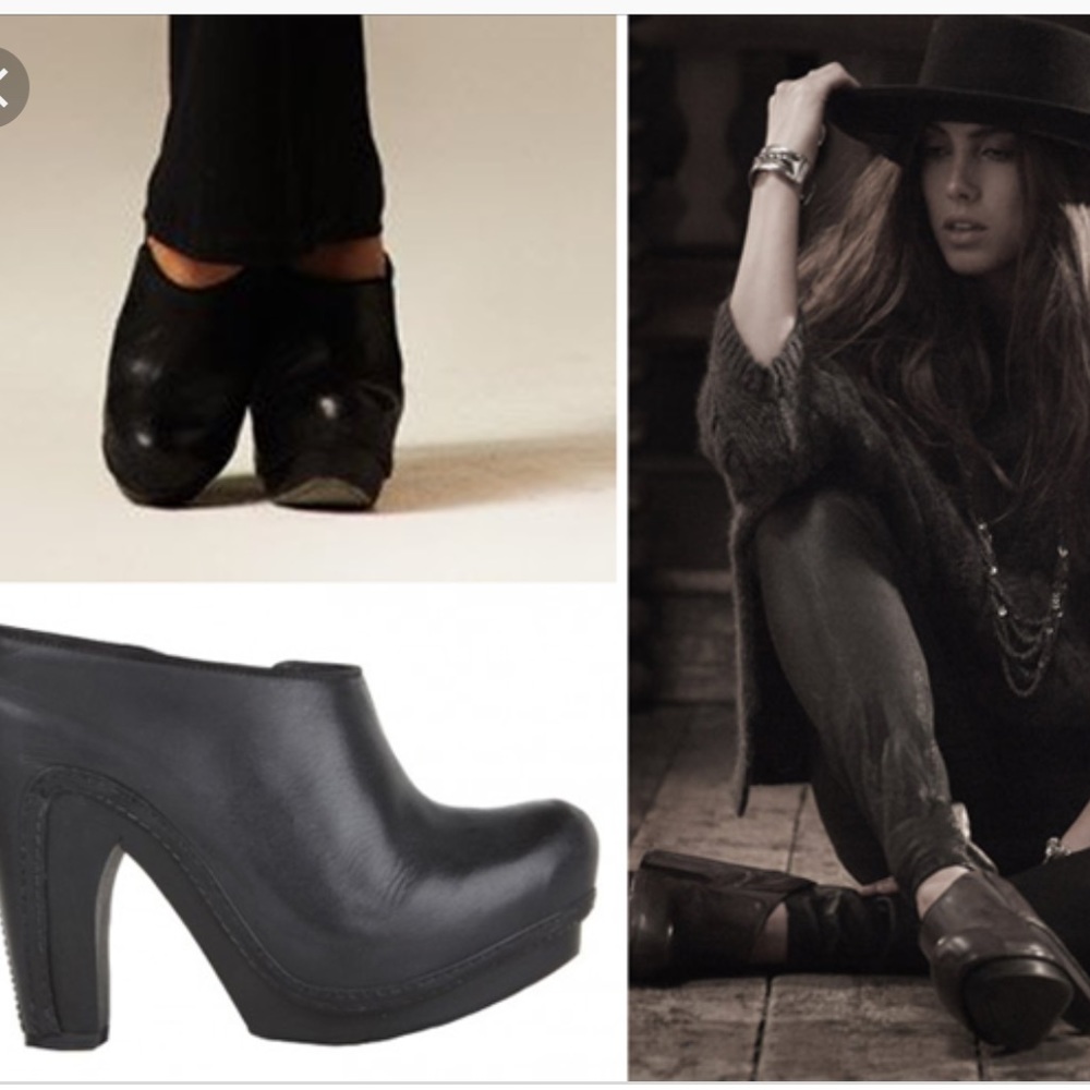 ALLSAINTS Anat Chelsea Clog 38 Leather 7.5/8